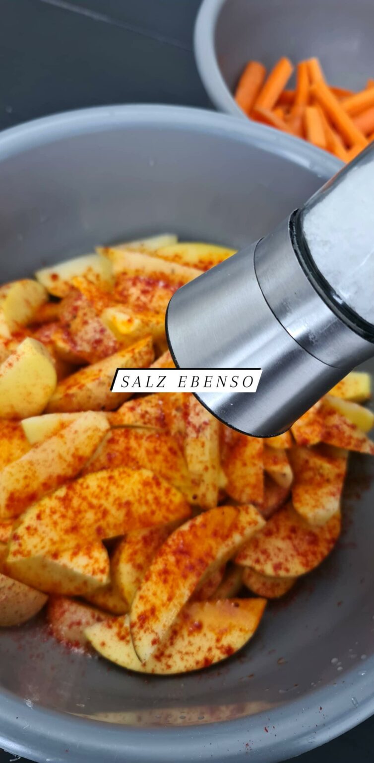 Kartoffelspalten mit Möhrchen – MrFoodmaniac Kartoffelspalten mit Möhrchen – MrFoodmaniac